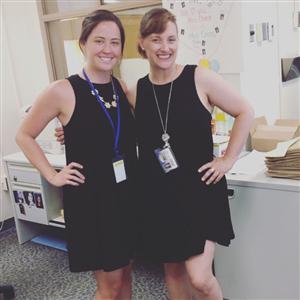 Ms. Stanton and I are ready for 2nd Grade! 