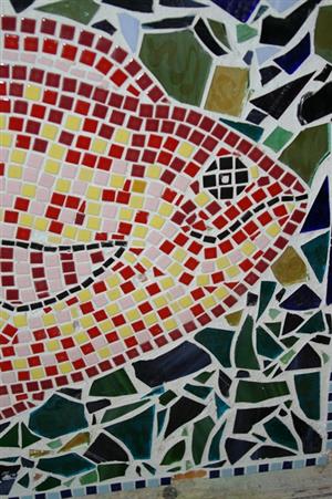 mosaic tile of a fish mosaic tile of a fish